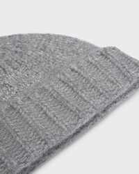 triomphe beanie IN cashmere and silk - LIGHT GREY -  - 2 | CELINE
