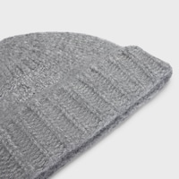 GORRO TRIOMPHE DE CACHEMIRA Y SEDA - GRIS CLARO -  - 2 | CELINE