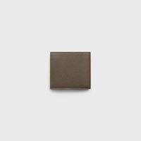 Bi-fold Wallet IN GRAINED CALFSKIN - DARK MOSS - WALLETS - 2 | CELINE