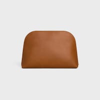 NECESER PARA COSMÉTICOS GRANDE DE PIEL DE BECERRO LISA - TOSTADO SUAVE / ULTRARROJO - ACCESORIOS DE BELLEZA - 2 | CELINE