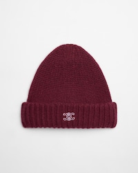 KNIT TRAVEL BEANIE - BURGUNDY -  - 1 | CELINE