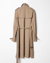 trench coat IN wool gabardine - ASH BEIGE -  - 2 | CELINE