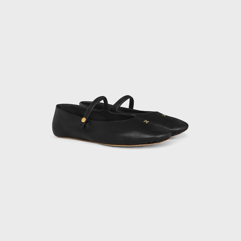 BALLET BALLERINA AUS LAMMLEDER - SCHWARZ -  - 1 | CELINE