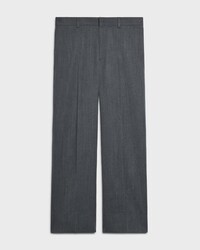 STRAIGHT-LEG TROUSERS - GREY MELANGE -  - 1 | CELINE