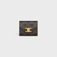 Kleine TRIOMPHE Brieftasche mit Umschlag AUS Triomphe-Canvas - TAN - GIFT FINDER - 1 | CELINE