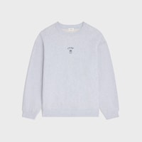 スウェットシャツ / コットンフリース - ペールグレー / ブラック -  - 1 | CELINE