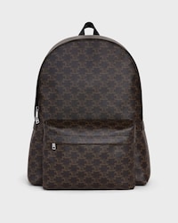 Medium Backpack IN Triomphe Canvas and Calfskin - BLACK - HAND-PICKED GIFTS - 1 | CELINE