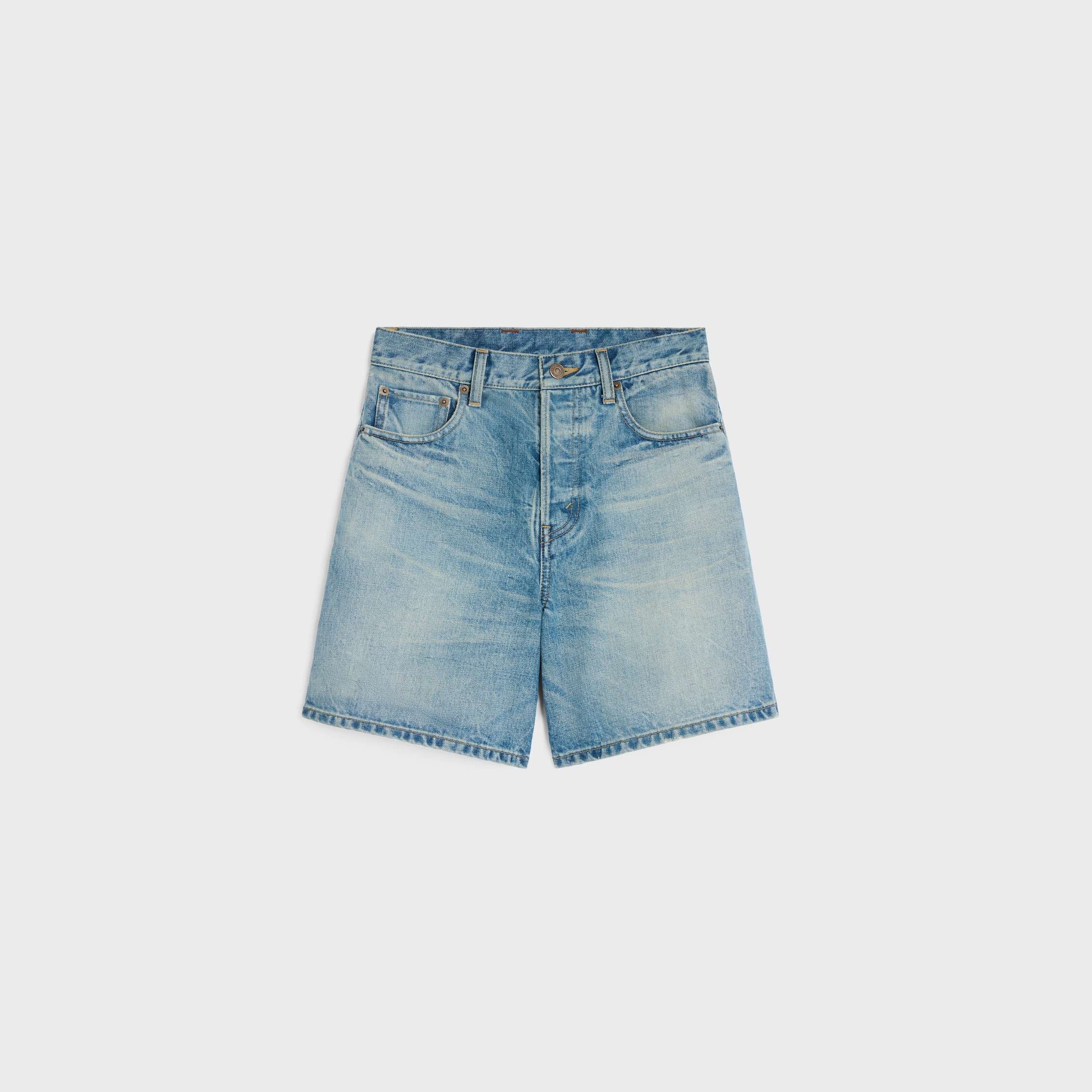 shorts 001 IN cotton denim - TRUE BLUE WASH | CELINE
