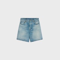shorts 001 IN cotton denim - TRUE BLUE WASH -  - 1 | CELINE