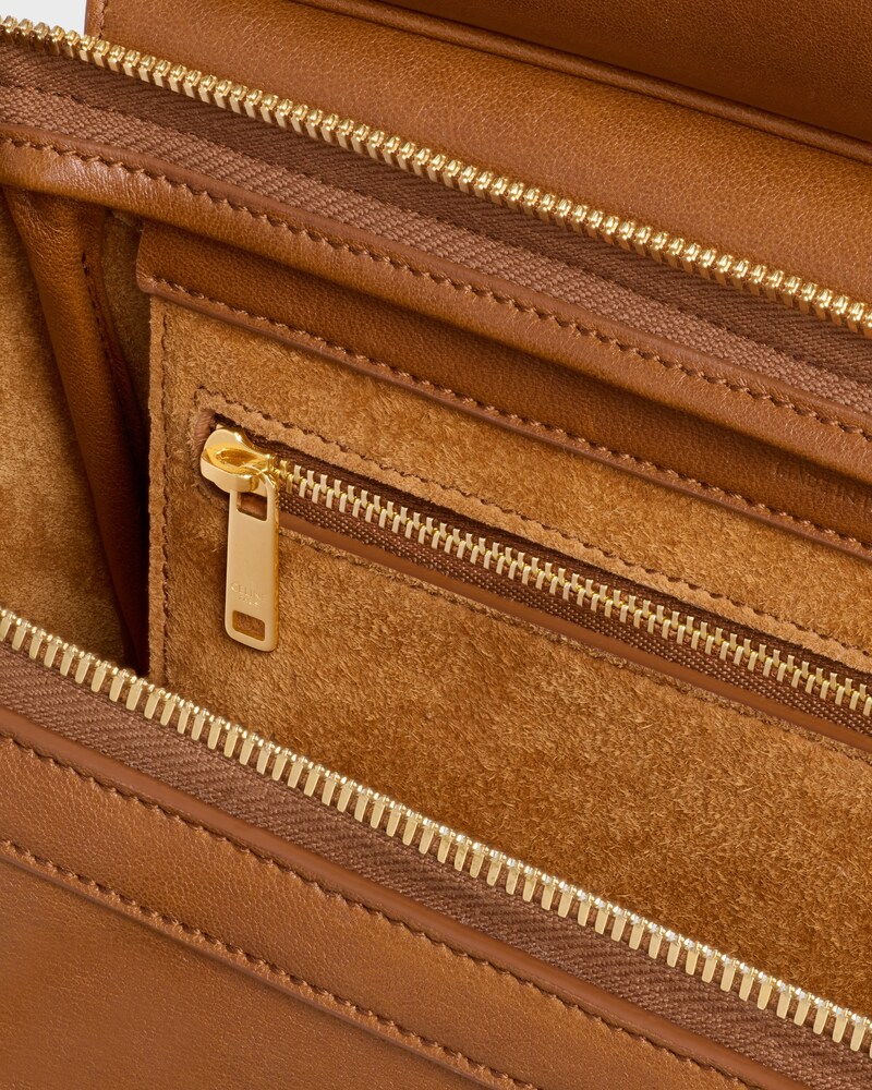 LITTLE LUGGAGE IN SUPPLE SHINY LAMBSKIN - SOFT TAN - HIVER CELINE - WINTER SELECTION - 1 | CELINE
