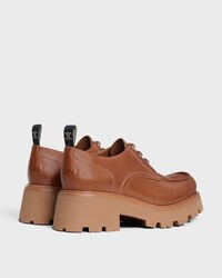 CELINE TRIOMPHE DERBIES  IN CALFSKIN - TOFFEE -  - 2 | CELINE