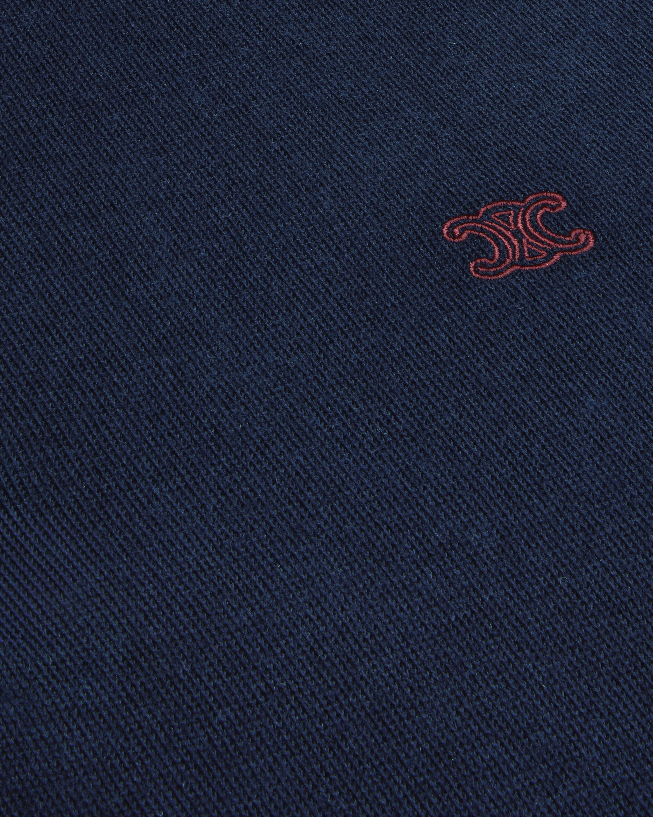 polo sweater IN fine cotton - NAVY | CELINE