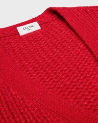 cardigan IN cashmere and silk - BRIGHT RED -  - 2 | CELINE