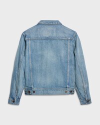 เสื้อทรักเกอร์แจ็กเก็ต ผ้าคอตตอนเดนิม - สีเคลียร์วอเธอร์ฟอล -  - 2 | CELINE