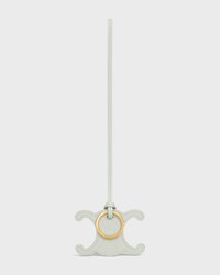 TRIOMPHE BAG CHARM IN SMOOTH CALFSKIN - JADE - ACCESSORIES - 1 | CELINE