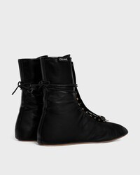 BALLET HIGH - LACE-UP BOOT IN LAMBSKIN - BLACK -  - 2 | CELINE