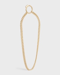 Systeme Necklace in Yellow Gold and Diamonds - Yellow Gold and White - FINE JEWELRY - 2 | CELINE