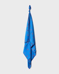square IN silk twill - BLUE / RED -  - 2 | CELINE