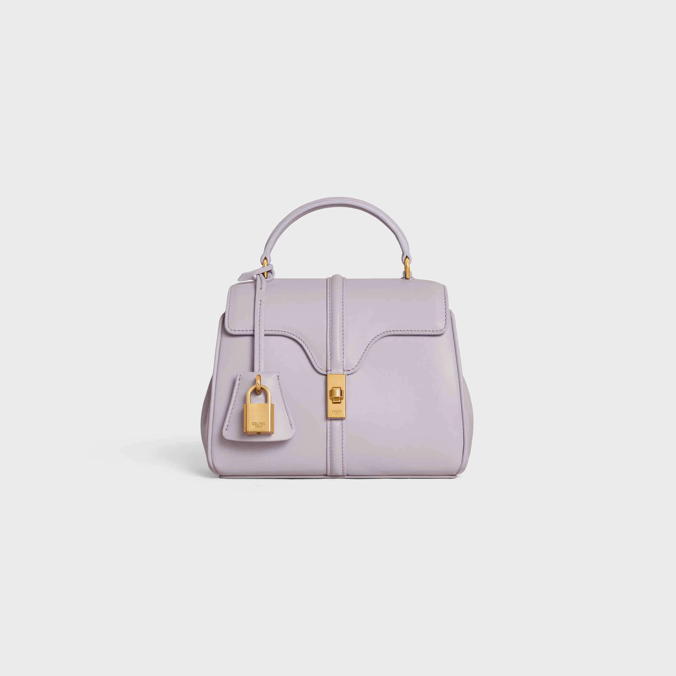 MINI 16 in satinated calfskin - LIGHT LILAC | CELINE