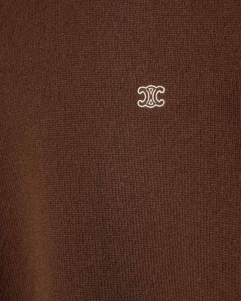 crewneck sweater IN wool cashmere - MACASSAR -  - 1 | CELINE