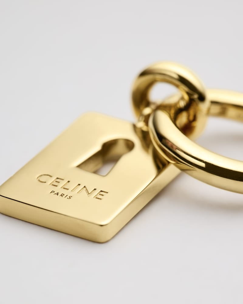 CELINE CHARMS LOCK耳環 - 金色 - 耳環 - 1 | CELINE