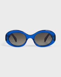 Triomphe 01 sunglasses in Acetate - Royal Blue -  - 1 | CELINE