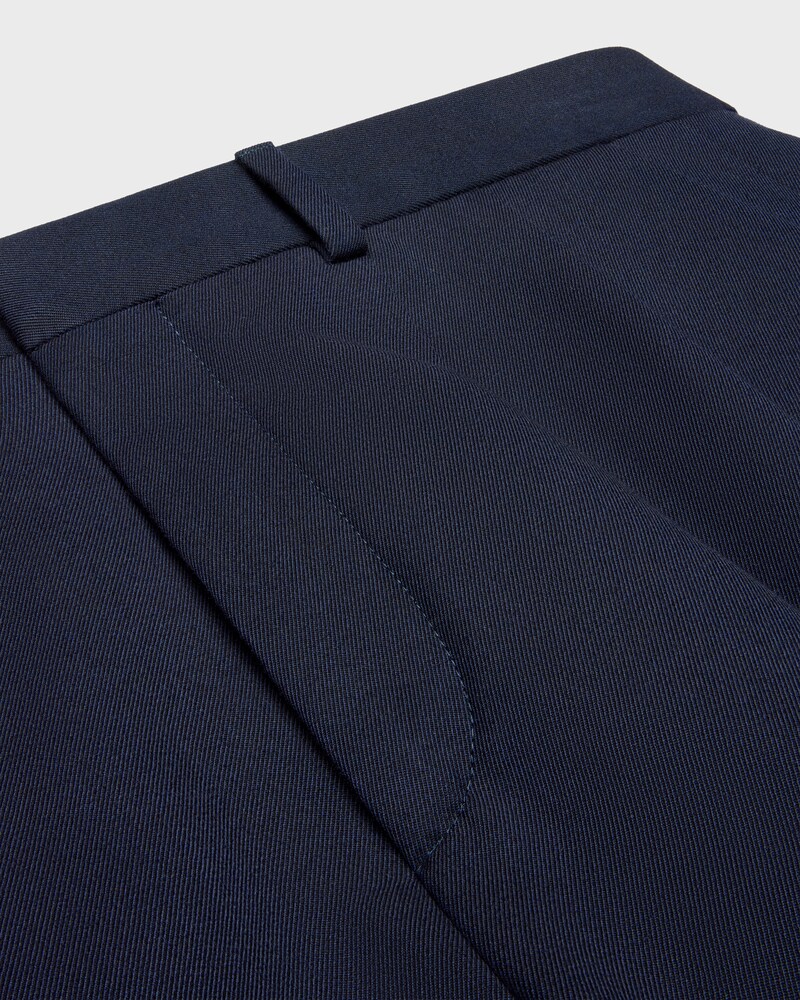 bermudas IN cotton and wool gabardine - NAVY -  - 1 | CELINE