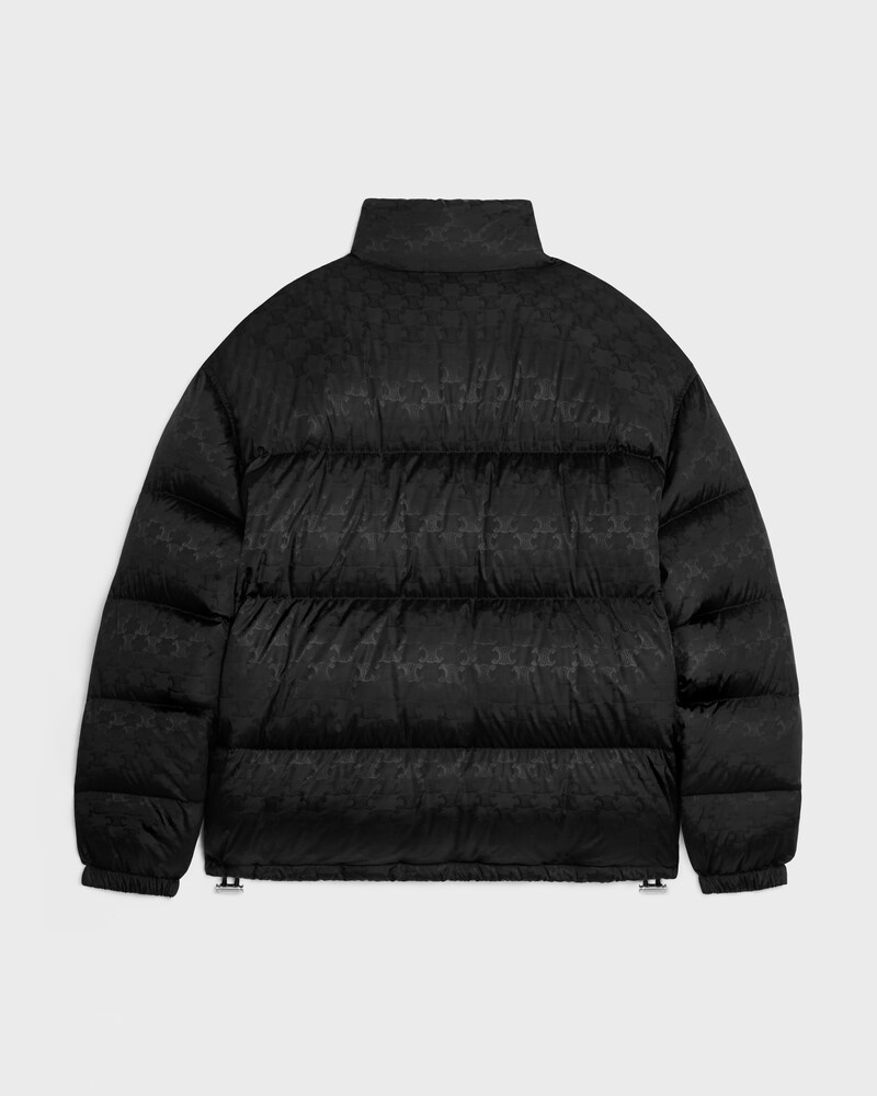 celine puffer jacket IN MONOGRAM JACQUARD NYLON - BLACK -  - 1 | CELINE