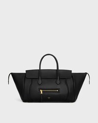 LUGGAGE AGNEAU BRILLANT SOUPLE - Noir - SACS À BANDOULIÈRE - 1 | CELINE