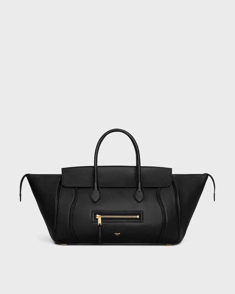 LUGGAGE IN SUPPLE SHINY LAMBSKIN - BLACK - LUGGAGE - 1 | CELINE