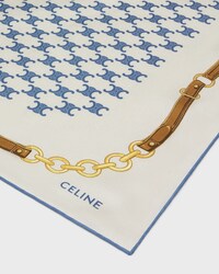 bandana in heritage silk twill - DENIM -  - 2 | CELINE