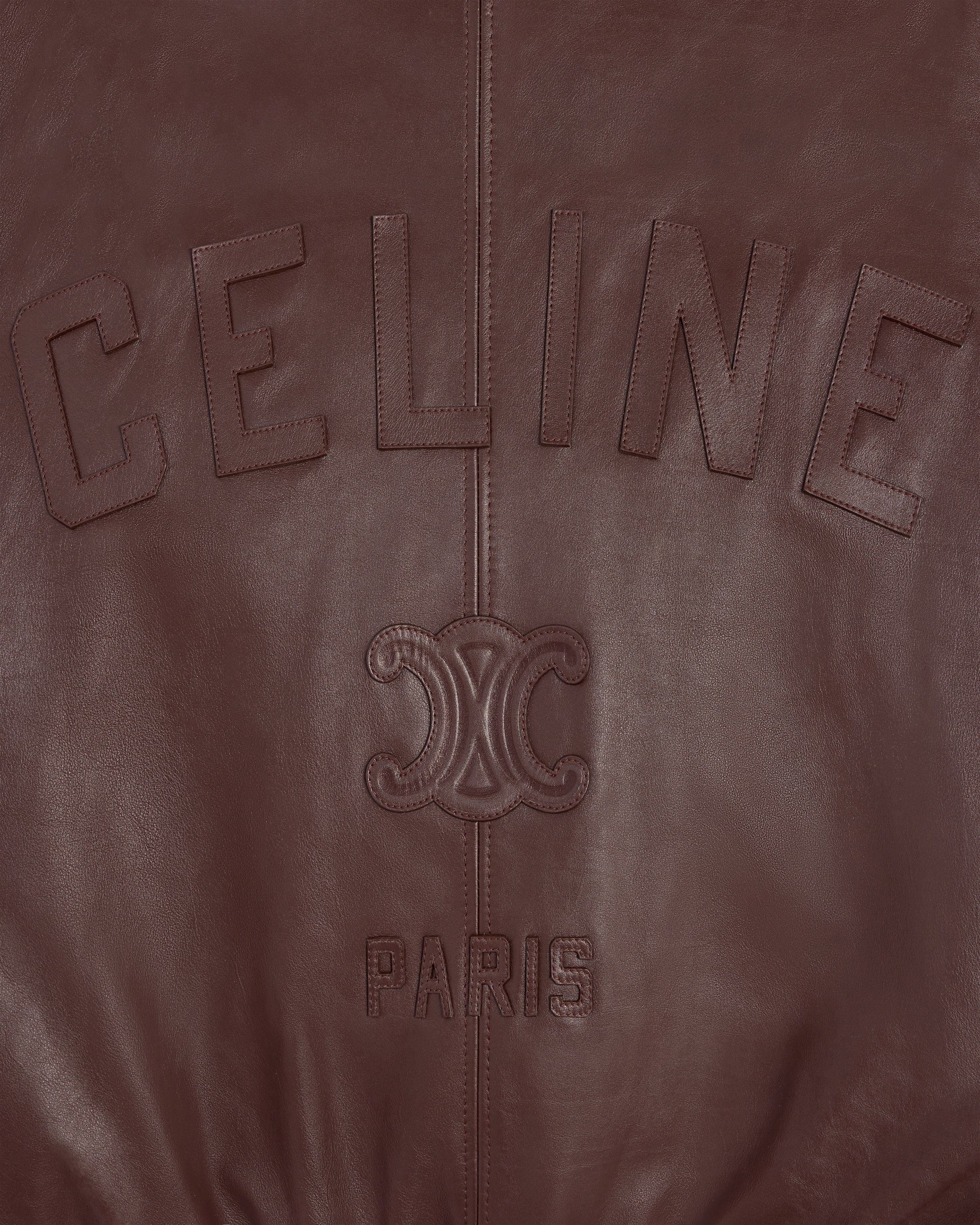 teddy jacket IN calfskin - CHOCOLATE | CELINE