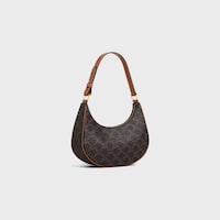 Ava Bag IN Triomphe Canvas and calfskin - Tan - TOP-HANDLE BAGS - 2 | CELINE