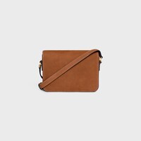 TEEN TRIOMPHE BAG IN NUBUCK CALFSKIN - CAMEL - TRIOMPHE - 2 | CELINE