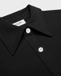 shirt dress IN viscose jersey - BLACK -  - 2 | CELINE