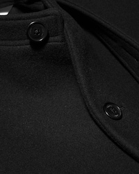 duffle-coat IN WOOL FELT - BLACK -  - 2 | CELINE