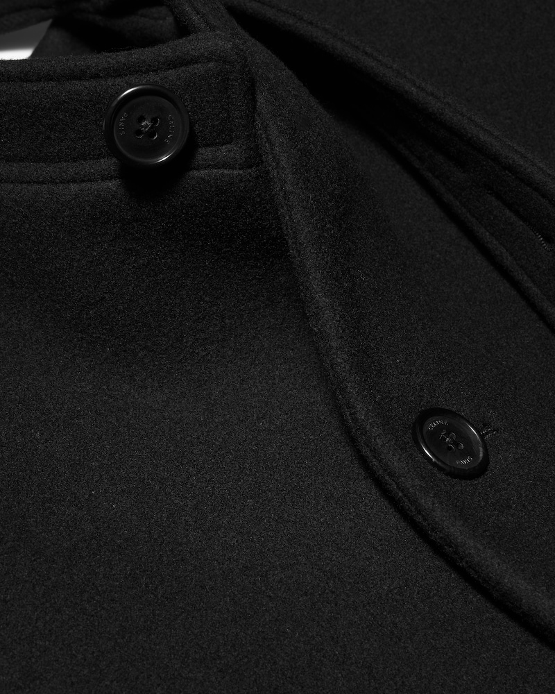 duffle-coat IN WOOL FELT - BLACK -  - 1 | CELINE