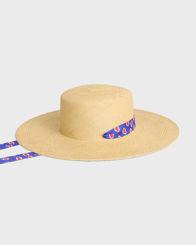 ribbon hat IN straw - NATURAL -  - 1 | CELINE