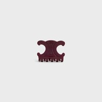 CELINE ラージ ヘアクロー / アセテート - バーガンディ - ヘアアクセサリー - 1 | CELINE
