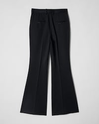 kick 3D flare trousers IN diagonal wool - BLACK -  - 2 | CELINE