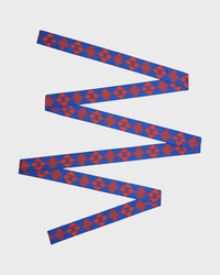 ruban TWILL DE SOIE - BLUE/RED -  - 2 | CELINE