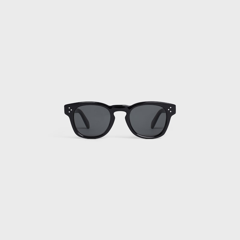 Black Frame 42 Sunglasses in Acetate - BLACK -  - 1 | CELINE