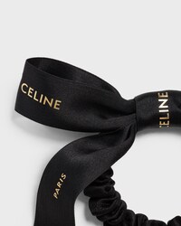 CELINE蝴蝶結小髮圈 - 黑色/金色 - 髮飾 - 2 | CELINE