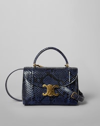 TEEN NINO BAG IN lizard - DEEP NAVY - NINO - 1 | CELINE