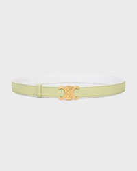 Reversible Strap 25MM IN Smooth and Grained Calfskin -  -  - 2 | CELINE