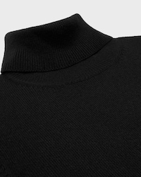 pull col roulé Cachemire écossais - Noir -  - 2 | CELINE