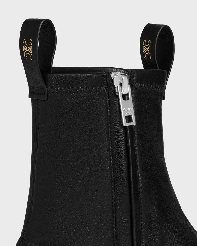FLOW - ZIPPED BOOT IN Stretch Lambskin - BLACK -  - 1 | CELINE