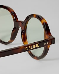 Lunettes de soleil Circle en Acétate - DARK HAVANA -  - 2 | CELINE