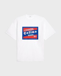 t-shirt IN cotton jersey - OPTIC WHITE / BLUE /RED -  - 1 | CELINE