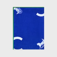 beach towel IN c sulky terry cotton - ROYAL BLUE/WHITE -  - 2 | CELINE